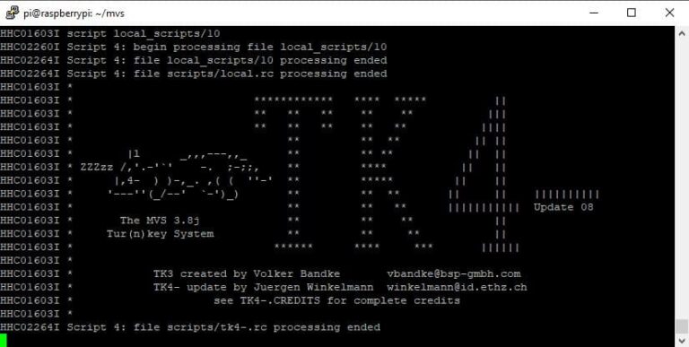 Emulating MVS Mainframe on Raspberry PI