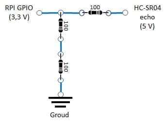 RPI HC-SR04 resistore implementation