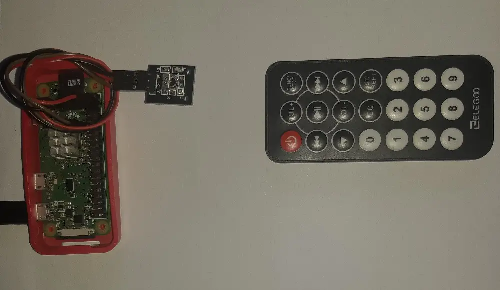 Raspberry Pi remote control picture