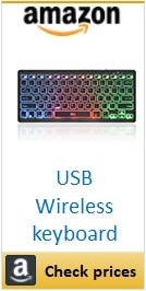 Amazon USB Wireless Keyboard box