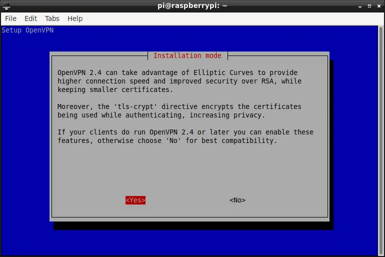 raspberry pi pivpn server setup 15_1