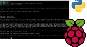 Get movie info from terminal with IMDbPY and Raspberry PI