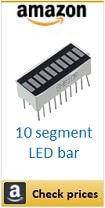 Amazon 10 segment led bar box