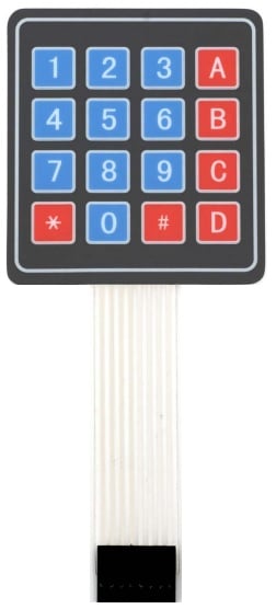 4x4 matrix keypad