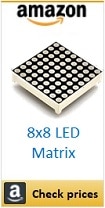 Amazon 8x8 led matrix box