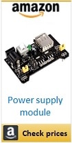 Amazon breadboard power supply module box