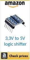 amazon 3,3V to 5V logic shifter box