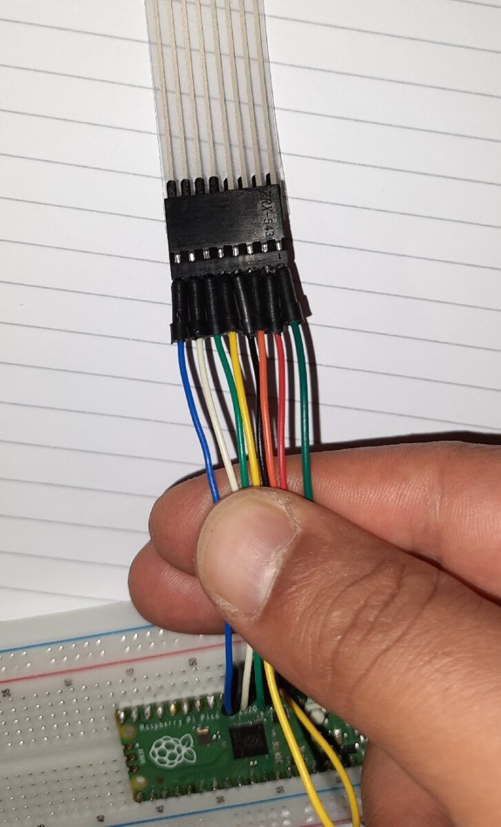 Raspberry pi pico 4x4 keypad wiring details 03