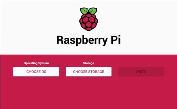 Raspberry PI Imager home