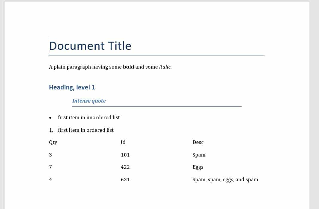 demo.docx file with python-docx