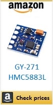 Amazon GY-271 hmc5883l box