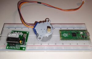 Stepper Motor with Raspberry PI Pico: 28BYJ-48 and ULN2003 wiring and MicroPython code