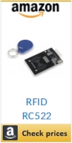 Amazon RFID rc522 box