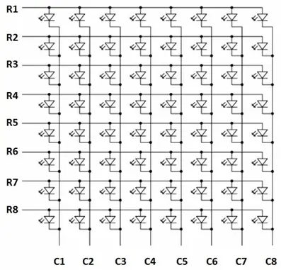 8x8-led-matrix-circuit