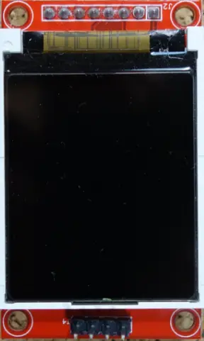 1.8TFT LCD front view
