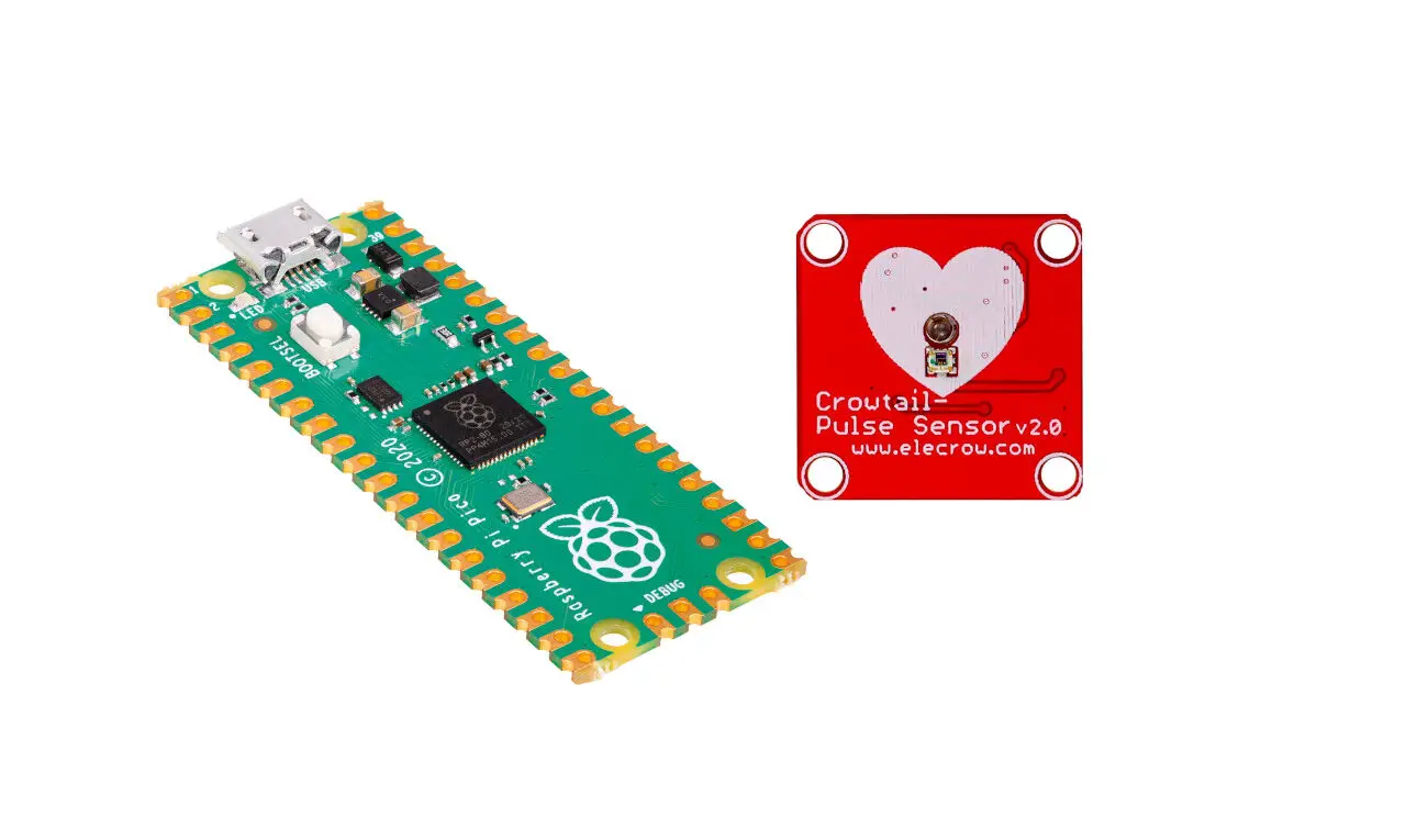Pulse Sensor With Raspberry Pi Pico Hearth Beat Chech With Micropython 4345