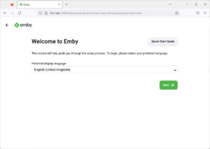 Private streaming server with Raspberry Pi and Emby on Docker