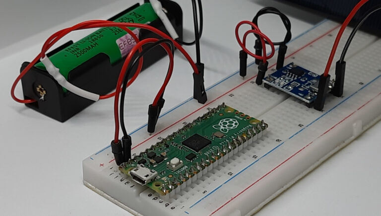 How to power Raspberry PI Pico with Solar Cells