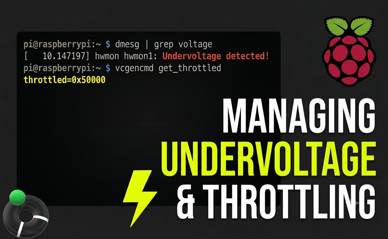 Guide on managing Raspberry Pi undervoltage detected errors and decoding vcgencmd get_throttled 0x50000 logs