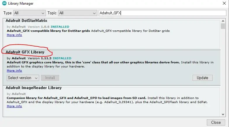 adafruit-gfx-library-arduino-library-manager