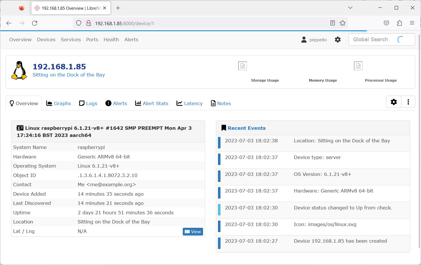 librenms-raspberry-pi-device-details