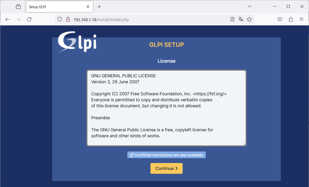 glpi-raspberry-pi-install-wizard-02-license