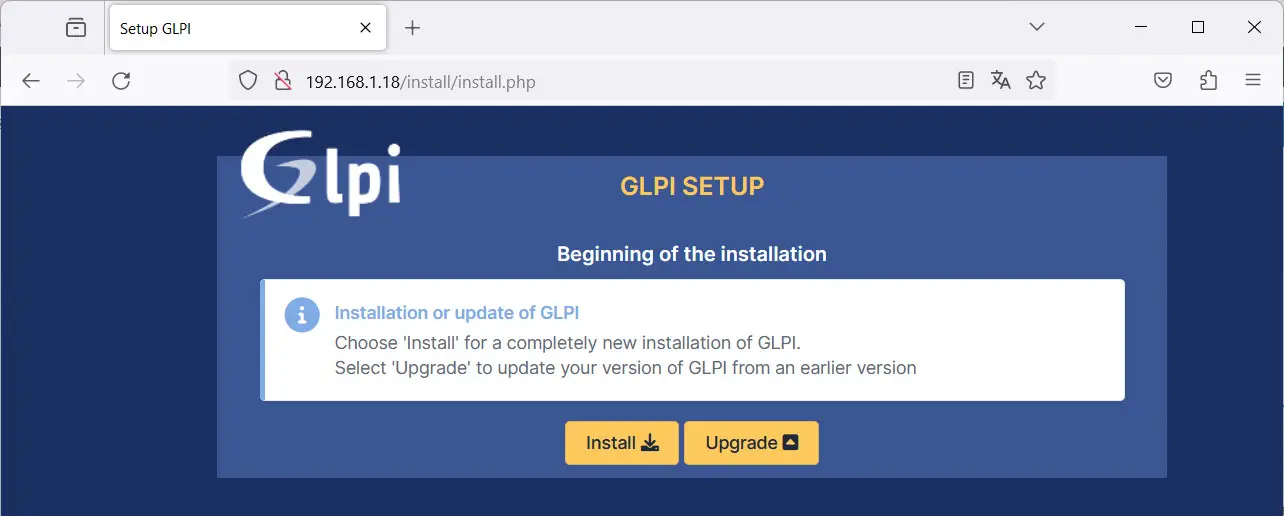 glpi-raspberry-pi-install-wizard-03-install-update