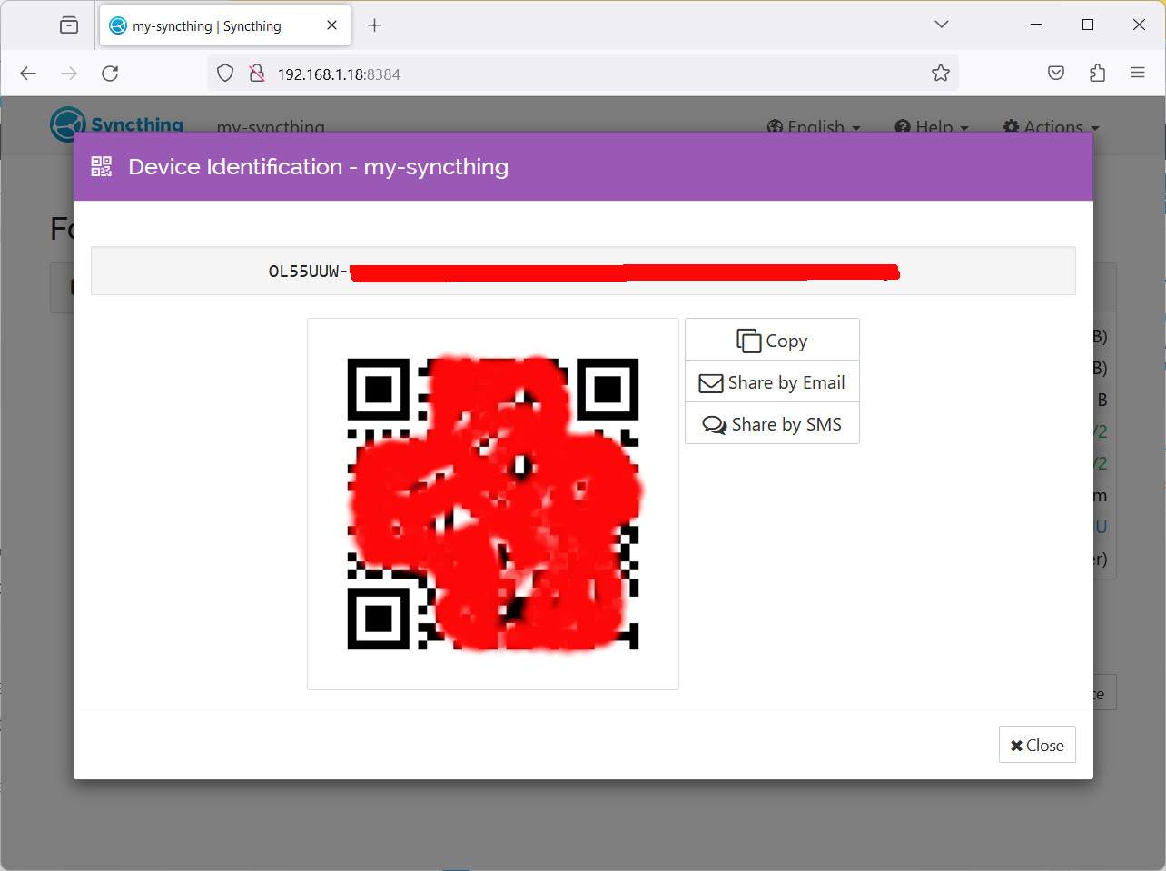 syncthing-raspberry-pi-showid-output