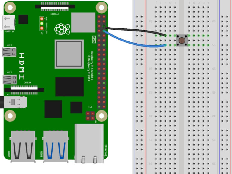 Using Raspberry PI with Switch Button: Wiring Diagram and Python Code