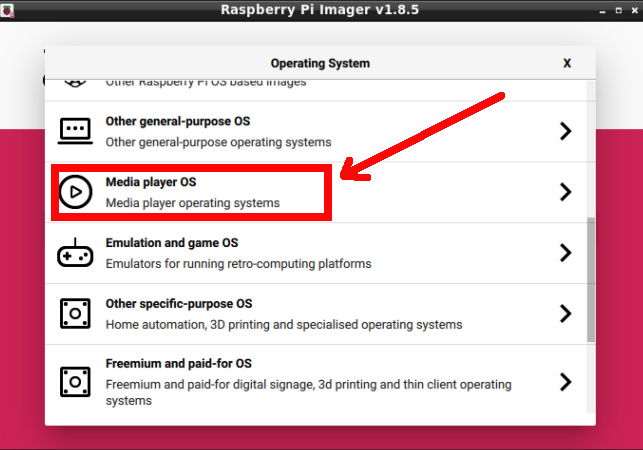 osmc-raspberry-pi-imager-03-select-os-media-player