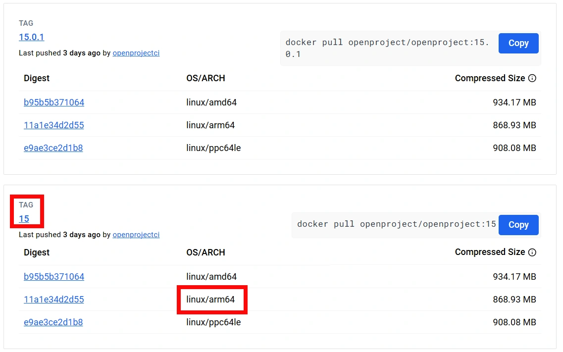 openproject-docker-hub-tags-linux-arm64