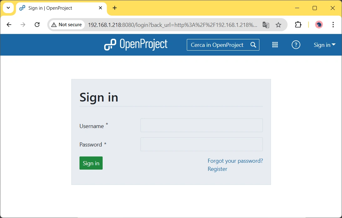 openproject-raspberry-pi-login