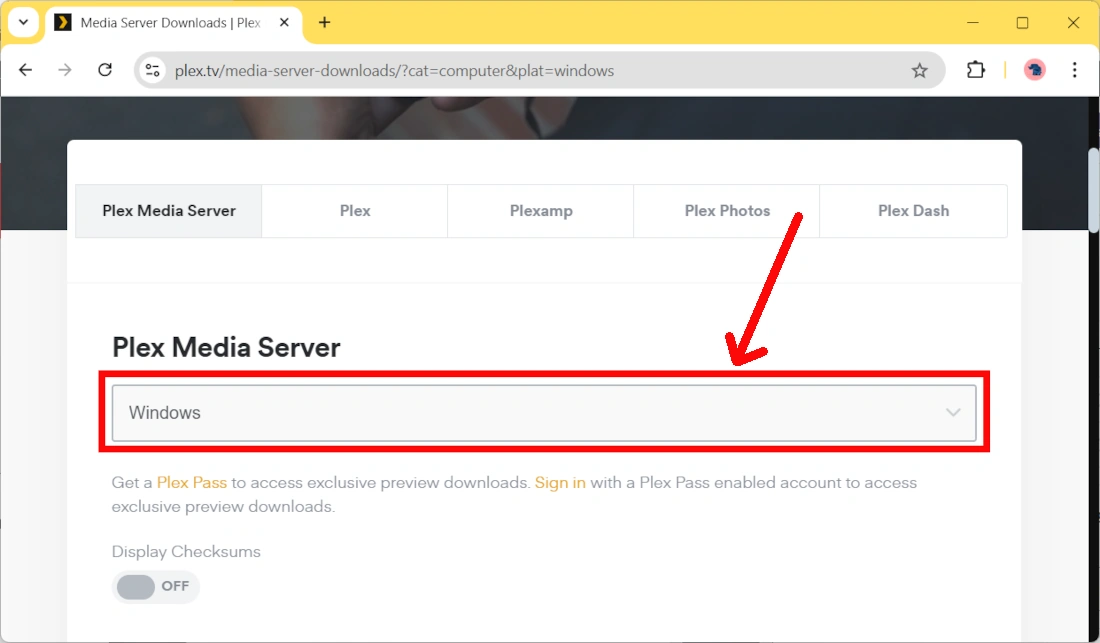 plex-media-server-os-selector