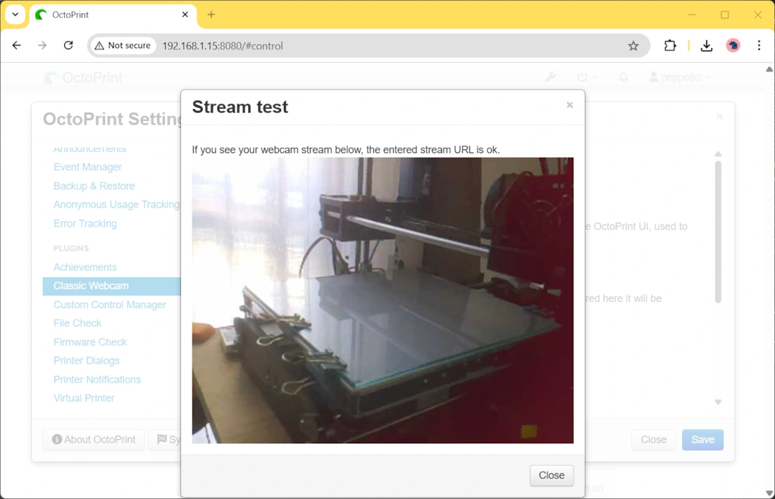 octoprint-raspberry-pi-camera-test