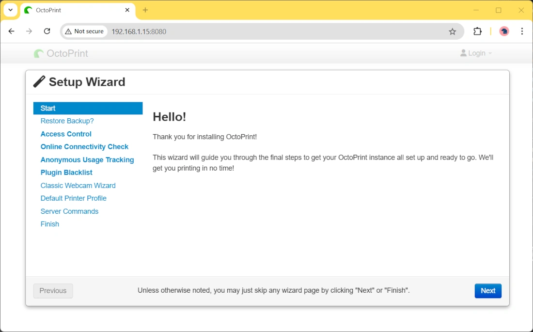 octoprint-raspberry-pi-wizard-01-welcome