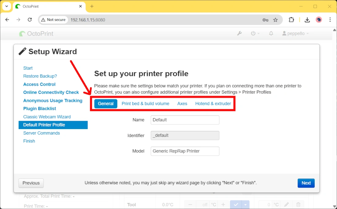 octoprint-raspberry-pi-wizard-08-printer-settings