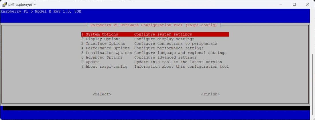 raspberry-pi-os-lite-raspi-config
