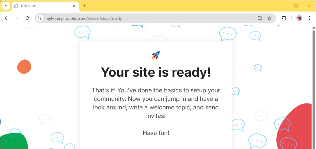 discourse-raspberry-pi-admin-complete