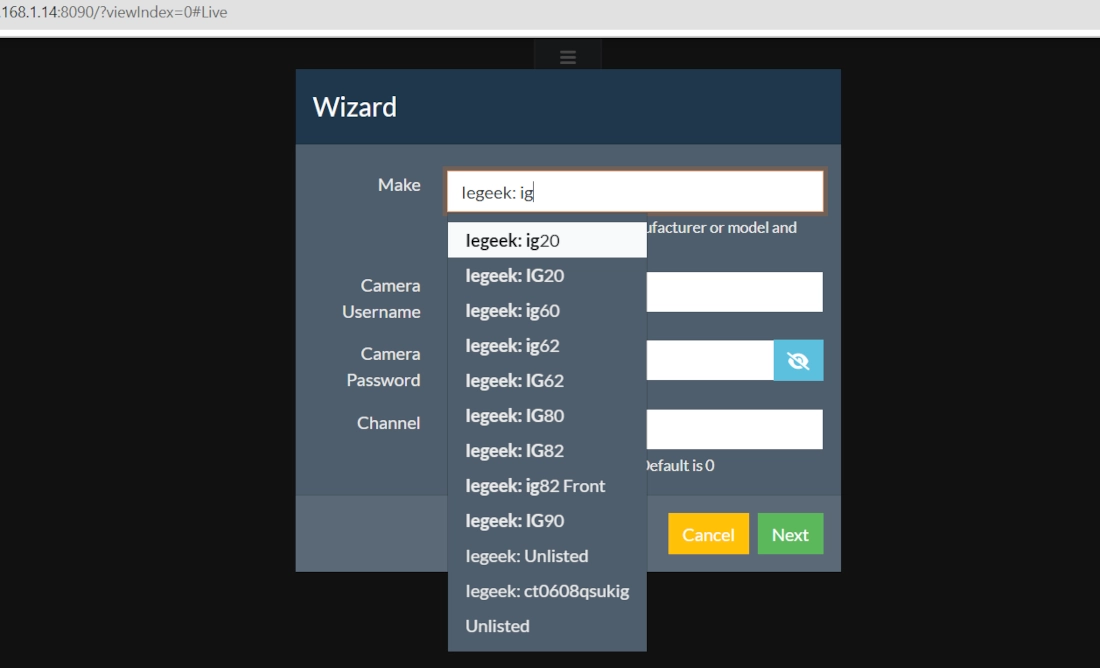 ispy-agent-dvr-raspberry-pi-camera-wizard-model-selection