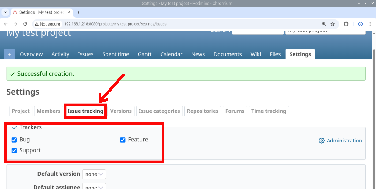 redmine-raspberry-pi-issue-tracking