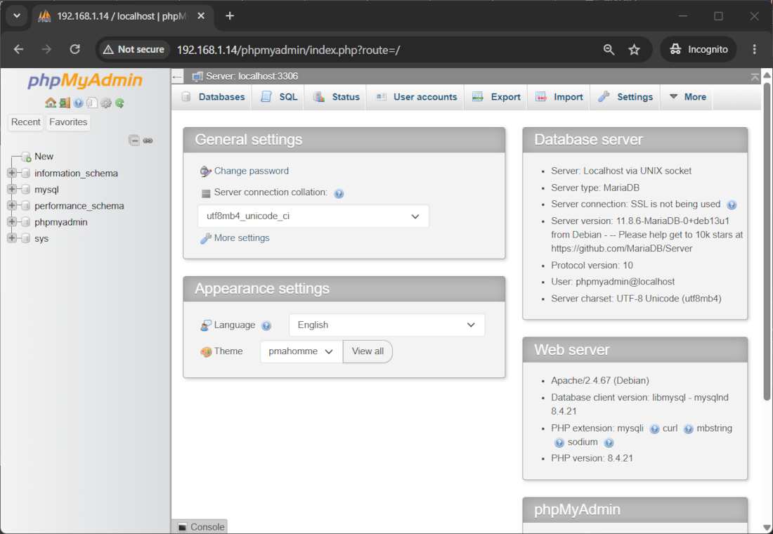lamp-server-raspberry-pi-phpmyadmin-dashboard