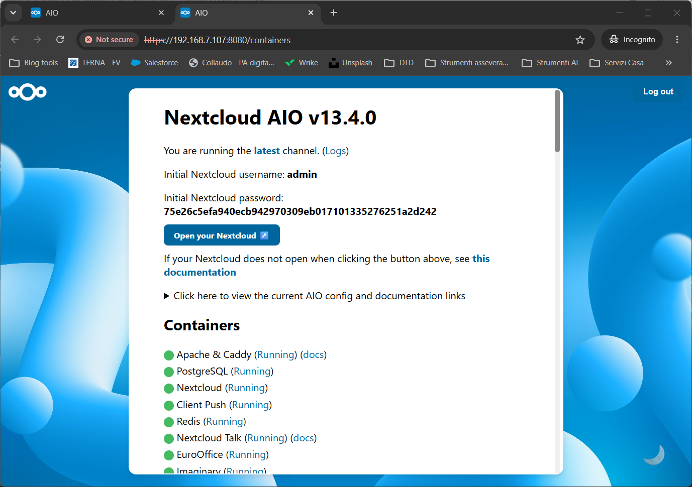 nextcloud-aio-raspberry-pi-setup-finished