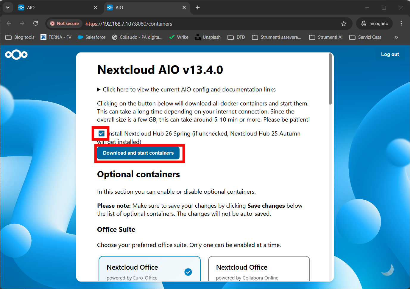 nextcloud-aio-raspberry-pi-setup-select-containers