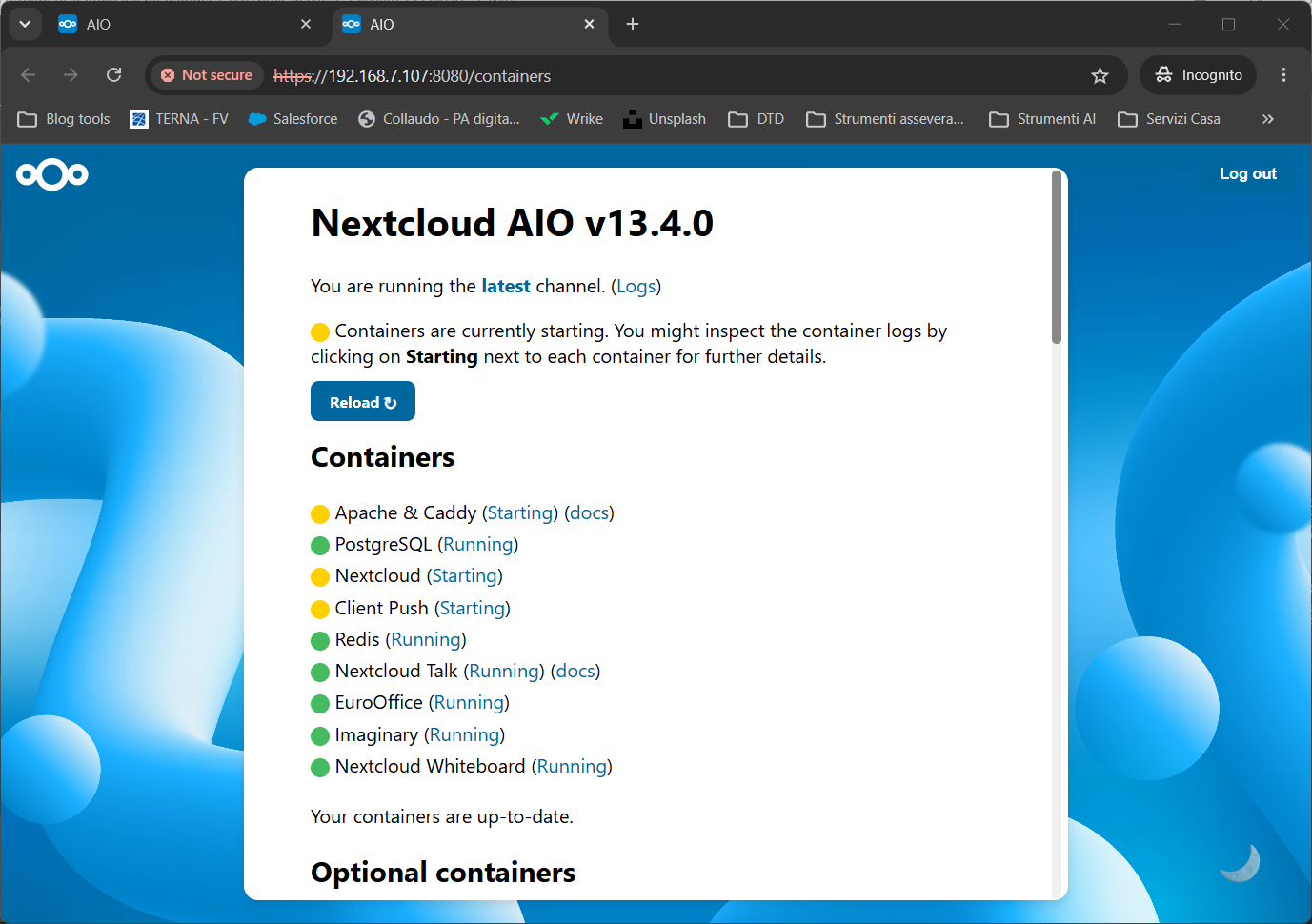 nextcloud-aio-raspberry-pi-setup-starting-containers